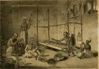 An illustration from A treatise on the art of weaving, illustrated by engravings. With calculations and tables for the use of manufacturers (1827)