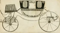 An illustration from A treatise on carriages : comprehending coaches, chariots, phaetons, curricles, whiskies, &c. : together with their proper harness, in which the fair prices of every article are accurately stated (1796)