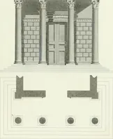An illustration from A treatise on the decorative part of civil architecture (1825)