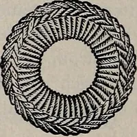 An illustration from A treatise on embroidery, crochet and knitting .. (1899)