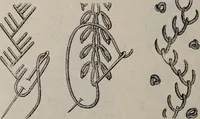 An illustration from A treatise on embroidery, crochet and knitting .. (1899)