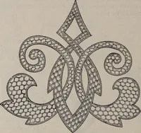 An illustration from A treatise on embroidery, crochet and knitting .. (1899)