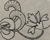 An illustration from A treatise on embroidery, crochet and knitting .. (1899)