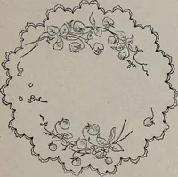 An illustration from A treatise on embroidery, crochet and knitting .. (1899)