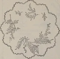 An illustration from A treatise on embroidery, crochet and knitting .. (1899)