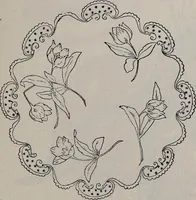 An illustration from A treatise on embroidery, crochet and knitting .. (1899)