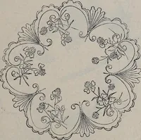 An illustration from A treatise on embroidery, crochet and knitting .. (1899)