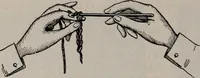 An illustration from A treatise on embroidery, crochet and knitting .. (1899)