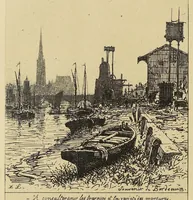 An illustration from A treatise on etching (1880)