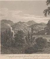 Picture 16 of 20 from A treatise on forming, improving, and managing country residences : and on the choice of situations appropriate to every class of purchasers. In all which the object in view is to unite in a better manner than has hitherto been done, a taste founded in nature with economy and utility, in constructing or improving mansions, and other rural buildings, so as to combine architectural fitness with picturesque effect, and in forming gardens, orchards, farms, parks, pleasure-grounds, shrubberies, all kinds of useful or decorative plantations, and every object of convenience or beauty peculiar to country seats, according to the extent, character, or style of situations, and the rank, fortune, and expenditure of proprietors, from the cottage to the palace. With an appendix, containing an enquiry into the utility and merits of Mr. Repton's mode of shewing effects by slides and sketches, and strictures on his opinions and practice in landscape gardening. Illustrated by descriptions of scenery and buildings, by references to country seats, and passages of country in most parts of Great Britain, and by thirty-two engravings (1806), leaf 329