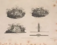 An illustration from A treatise on forming, improving, and managing country residences : and on the choice of situations appropriate to every class of purchasers. In all which the object in view is to unite in a better manner than has hitherto been done, a taste founded in nature with economy and utility, in constructing or improving mansions, and other rural buildings, so as to combine architectural fitness with picturesque effect, and in forming gardens, orchards, farms, parks, pleasure-grounds, shrubberies, all kinds of useful or decorative plantations, and every object of convenience or beauty peculiar to country seats, according to the extent, character, or style of situations, and the rank, fortune, and expenditure of proprietors, from the cottage to the palace. With an appendix, containing an enquiry into the utility and merits of Mr. Repton's mode of shewing effects by slides and sketches, and strictures on his opinions and practice in landscape gardening. Illustrated by descriptions of scenery and buildings, by references to country seats, and passages of country in most parts of Great Britain, and by thirty-two engravings (1806)