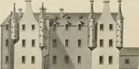 An illustration from A treatise on forming, improving, and managing country residences : and on the choice of situations appropriate to every class of purchasers, in all which the object in view is to unite in a better manner than has hitherto been done, a taste founded in nature with economy and utility, in constructing or improving mansions, and other rural buildings, so as to combine architectural fitness with picturesque effect ... : with an appendix, containing an enquiry into the utility and merits of Mr. Repton's mode of shewing effects by slides and sketches, and strictures on his opinions and practice in landscape gardening : illustrated by descriptions of scenery and buildings, by references to country seats, and passages of country in most parts of Great Britain, and by thirty-two engravings (1806)