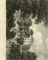 An illustration from A treatise on forming, improving, and managing country residences : and on the choice of situations appropriate to every class of purchasers, in all which the object in view is to unite in a better manner than has hitherto been done, a taste founded in nature with economy and utility, in constructing or improving mansions, and other rural buildings, so as to combine architectural fitness with picturesque effect ... : with an appendix, containing an enquiry into the utility and merits of Mr. Repton's mode of shewing effects by slides and sketches, and strictures on his opinions and practice in landscape gardening : illustrated by descriptions of scenery and buildings, by references to country seats, and passages of country in most parts of Great Britain, and by thirty-two engravings (1806)