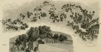 An illustration from A treatise on forming, improving, and managing country residences : and on the choice of situations appropriate to every class of purchasers, in all which the object in view is to unite in a better manner than has hitherto been done, a taste founded in nature with economy and utility, in constructing or improving mansions, and other rural buildings, so as to combine architectural fitness with picturesque effect ... : with an appendix, containing an enquiry into the utility and merits of Mr. Repton's mode of shewing effects by slides and sketches, and strictures on his opinions and practice in landscape gardening : illustrated by descriptions of scenery and buildings, by references to country seats, and passages of country in most parts of Great Britain, and by thirty-two engravings (1806)