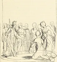 An illustration from A treatise on painting : In four parts ... The whole illustrated by examples from the Italian, Venetian, Flemish, and Dutch schools (1837)