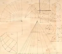 An illustration from A treatise on ship-building and navigation. In three parts, wherein the theory, practice, and application of all the necessary instruments are perspicuously handled. With the construction and use of a new invented shipwright's sector ... Also tables of the sun's declination, of meridional parts ... To which is added by way of appendix, an English abridgment of another treatise on naval architecture, lately published at Paris by M. Duhamel .. (1754)