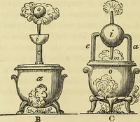 An illustration from Treatise on the steam engine (1839)