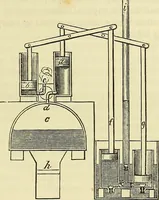 An illustration from Treatise on the steam engine (1839)