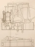 An illustration from Treatise on the steam engine (1839)