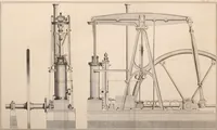An illustration from Treatise on the steam engine (1839)