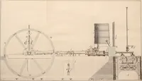 An illustration from Treatise on the steam engine (1839)