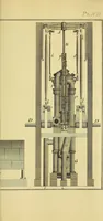 An illustration from Treatise on the steam engine (1839)