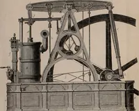 An illustration from Treatise on the steam engine (1830)