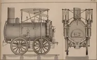 An illustration from Treatise on the steam engine (1830)