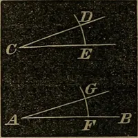 An illustration from A treatise on surveying and navigation: uniting the theoretical, the practical, and the educational features of these subjects (1852)
