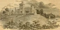An illustration from A treatise on the theory and practice of landscape gardening, adapted to North America; with a view to the improvement of country residences. Comprising historical notices and general principles of the art, directions for laying out grounds and arranging plantations, the description and cultivation of hardy trees, decorative accompaniments to the house and grounds, the formation of pieces of artificial water, flower gardens, etc. with remarks on rural architecture .. (1841)