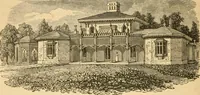 An illustration from A treatise on the theory and practice of landscape gardening, adapted to North America; with a view to the improvement of country residences. Comprising historical notices and general principles of the art, directions for laying out grounds and arranging plantations, the description and cultivation of hardy trees, decorative accompaniments to the house and grounds, the formation of pieces of artificial water, flower gardens, etc. with remarks on rural architecture .. (1841)