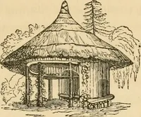 An illustration from A treatise on the theory and practice of landscape gardening, adapted to North America; with a view to the improvement of country residences. Comprising historical notices and general principles of the art, directions for laying out grounds and arranging plantations, the description and cultivation of hardy trees, decorative accompaniments to the house and grounds, the formation of pieces of artificial water, flower gardens, etc. with remarks on rural architecture .. (1841)