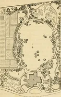 An illustration from A treatise on the theory and practice of landscape gardening, adapted to North America; with a view to the improvement of country residences. Comprising historical notices and general principles of the art, directions for laying out grounds and arranging plantations, the description and cultivation of hardy trees, decorative accompaniments to the house and grounds, the formation of pieces of artificial water, flower gardens, etc. with remarks on rural architecture .. (1841)
