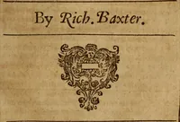 An illustration from A treatise of justifying righteousness : In two books: I. A treatise of imputed righteousness ... With an answer to Dr. Tullies Letter, adjoyned ; II. A friendly debate with ... Mr. Christopher Cartwright, containing: 1. His animadversions on my aphorisms, with my answer. 2. His exceptions against that answer. 3. My reply to the summe of the controversies agitated in those exceptions. All published instead of a fuller answer to the assaults in Dr. Tullies Justificatio Paulina .. (1676)