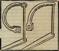 An illustration from Tre discorsi sopra il modo d'alzar acqve da' lvoghi bassi : per adacquar terreni : per leuar l'acque sorgenti & piouute dalle cãpagne, che non possono naturalmente dare loro il decorso : per mandare l'acqua da bere alle città, che n'hanno bisogno, & per altri simili vsi (1567)