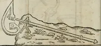An illustration from Tre discorsi sopra il modo d'alzar acqve da' lvoghi bassi : per adacquar terreni : per leuar l'acque sorgenti & piouute dalle cãpagne, che non possono naturalmente dare loro il decorso : per mandare l'acqua da bere alle città, che n'hanno bisogno, & per altri simili vsi (1567)