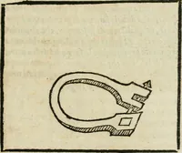 An illustration from Tre discorsi sopra il modo d'alzar acqve da' lvoghi bassi : per adacquar terreni : per leuar l'acque sorgenti & piouute dalle cãpagne, che non possono naturalmente dare loro il decorso : per mandare l'acqua da bere alle città, che n'hanno bisogno, & per altri simili vsi (1567)