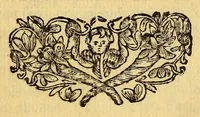 An illustration from Tres sermoens panegyricos com o mesmo thema, do grande, & mais que grande patriarcha S. Agostinho, sempre Aureo, porque sempre Aurelio; sempre Augusto, porque sempre Agostinho ... (1700)
