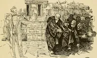 An illustration from The trial of a new society, being a review of the celebrated Ettor-Giovannitti-Caruso case, beginning with the Lawrence textile strike that caused it and including the general strike that grew out of it (1913)