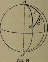 An illustration from Trigonometry, surveying and navigation (1903)