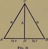 An illustration from Trigonometry, surveying and navigation (1903)