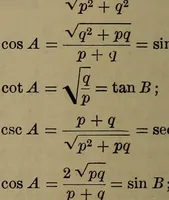 An illustration from Trigonometry, surveying and navigation (1903)