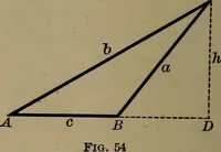 An illustration from Trigonometry, surveying and navigation (1903)
