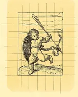 An illustration from Trionfo e danza della morte; o, Danza macabra a Clusone; Dogma della morte a Pisogne nella provincia di Bergamo (1859)