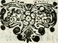 An illustration from Triumpho Lusitano, aplauzos festivos : sumptuosidades regias nos augustos despozorios do inclito Dom Pedro Segundo com a Serenissima Maria Sophia Izabel de Babiera, monarchas de Portugal : rellataõse as grandezas, narraõse as entradas referemse as festividades que se celebraraõ na insigne cidade e corte de Lisboa, desde 11. de agosto aihe 25. de outubro de 1687 : cujas descripcoes dedica ao senhor Jeronimo Nunes da Costa (1688)