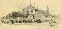 An illustration from Triumphs and wonders of the 19th century, the true mirror of a phenomenal era, a volume of original, entertaining and instructive historic and descriptive writings, showing the many and marvellous achievements which distinguish an hundred years of material, intellectual, social and moral progress .. (1899)