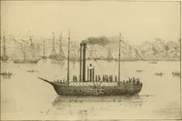 An illustration from Triumphs and wonders of the 19th century, the true mirror of a phenomenal era, a volume of original, entertaining and instructive historic and descriptive writings, showing the many and marvellous achievements which distinguish an hundred years of material, intellectual, social and moral progress .. (1899)