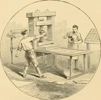 An illustration from Triumphs and wonders of the 19th century, the true mirror of a phenomenal era, a volume of original, entertaining and instructive historic and descriptive writings, showing the many and marvellous achievements which distinguish an hundred years of material, intellectual, social and moral progress .. (1899)