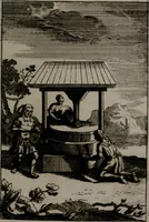 An illustration from Triumphus amoris, de cunctis universi hujus incolis actus, emblematibus ac symbolis Latinis, Italicis, Gallicis, Germanicis, oculis exhibitus. : Oder: Die über den gantzen Erd-cräisz triumphirende Liebe, in nachdencklichen Sinn-bildern neben sehr curiosen lateinischen, italianischen, französischen und teutschen Bey-sprüchen auch kurtzweiligen Versen fürgestellet (1695)