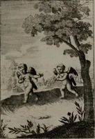 An illustration from Triumphus amoris, de cunctis universi hujus incolis actus, emblematibus ac symbolis Latinis, Italicis, Gallicis, Germanicis, oculis exhibitus. : Oder: Die über den gantzen Erd-cräisz triumphirende Liebe, in nachdencklichen Sinn-bildern neben sehr curiosen lateinischen, italianischen, französischen und teutschen Bey-sprüchen auch kurtzweiligen Versen fürgestellet (1695)